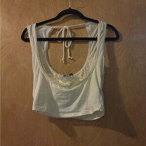 Dolls Kill, Generation Kiss Butter Yellow Lace Tank